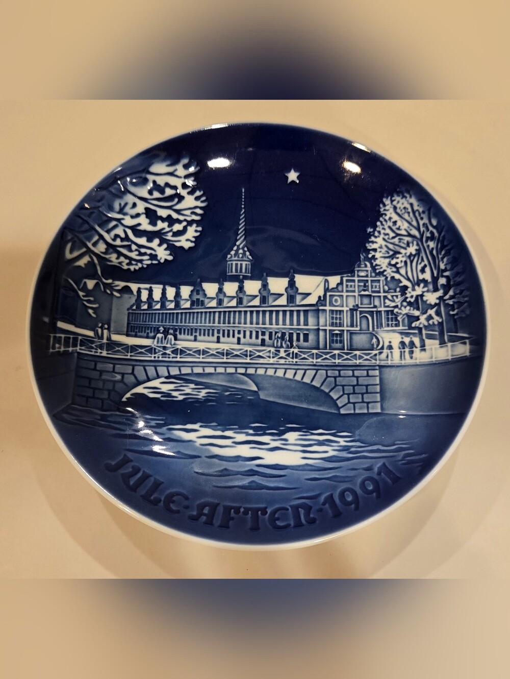 Vintage Bing & Grondahl Blue Decorative Collector Plates
